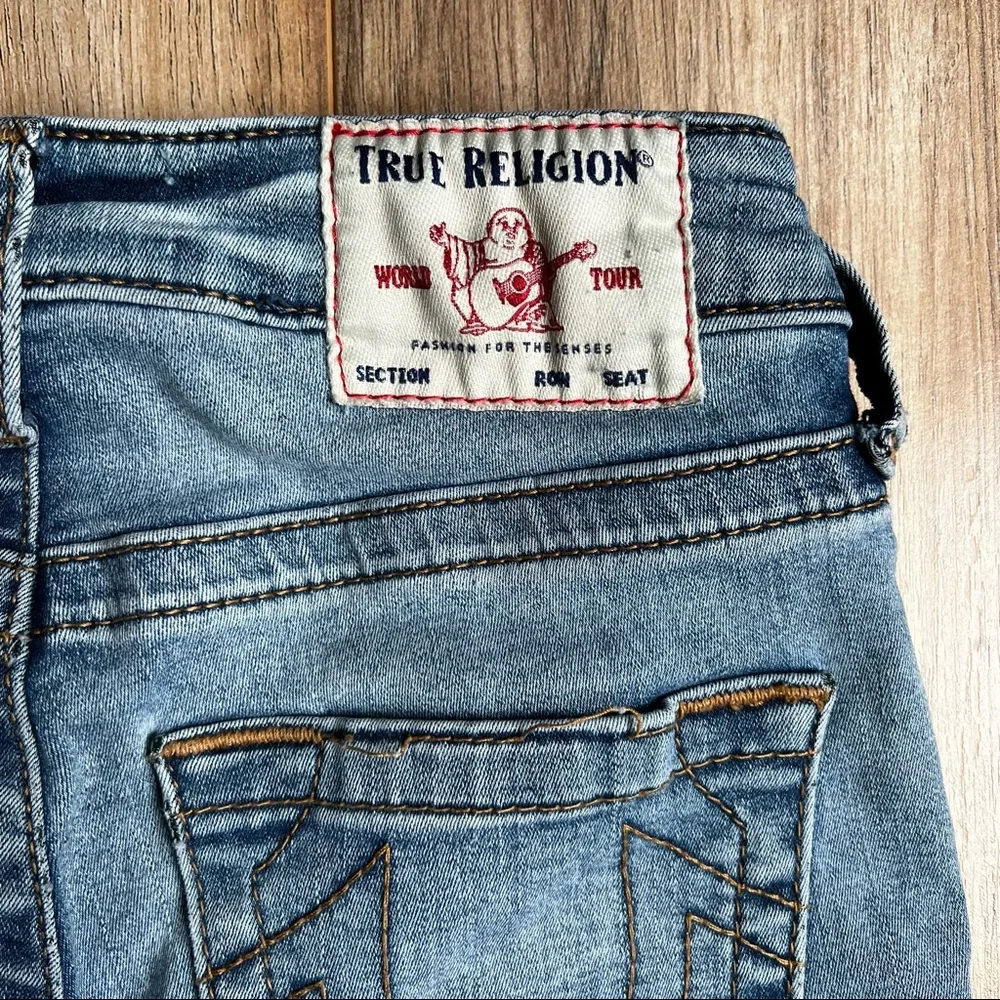 💯 True Religion Jennie CURVY High-Rise Skinny size 24 - Picture 7 of 13